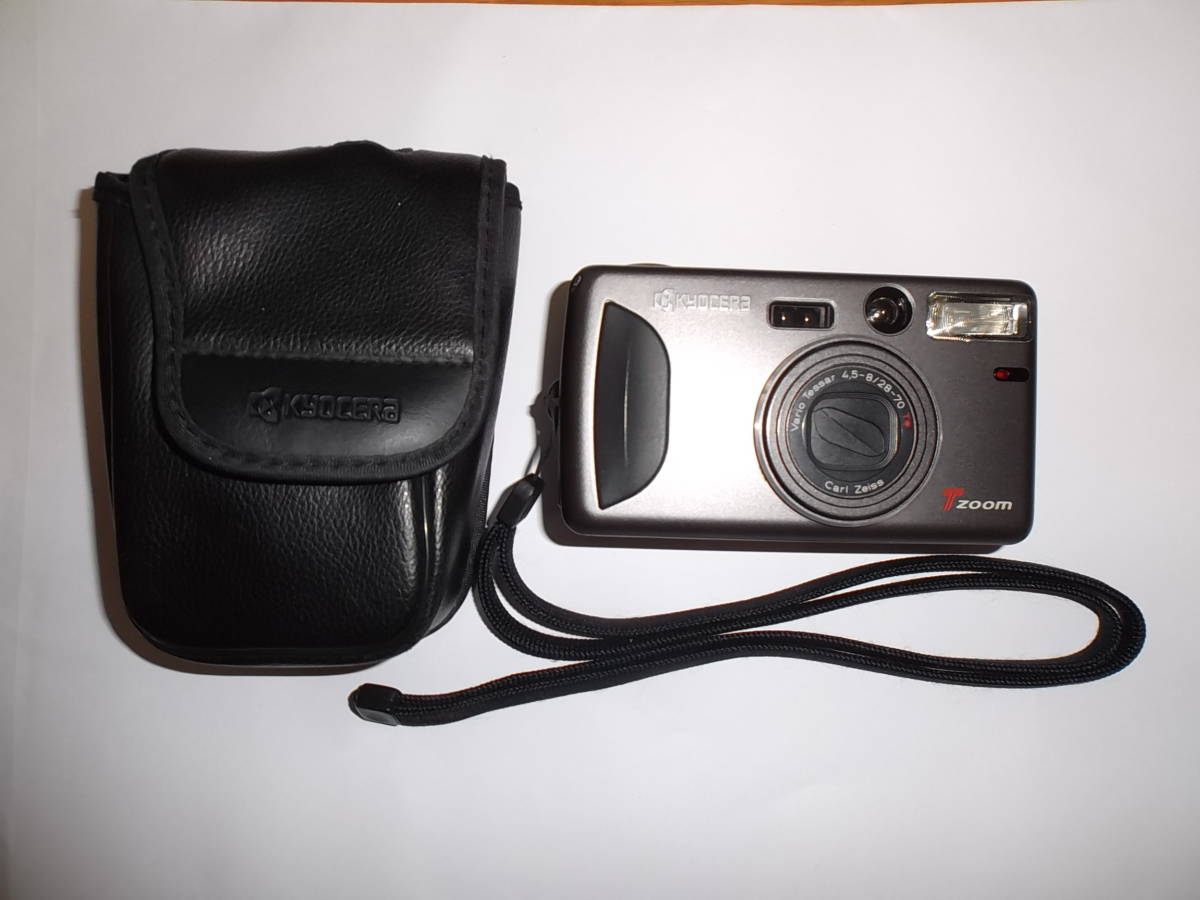 Kyocera T Zoom Carl Zeiss コンパクトフィルムカメラ 家電、AV