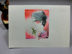 イトハン　滝田ゆう　原画　一葉 滝田ゆう「挿絵原画」 | 山田書店美術部オンラインストア