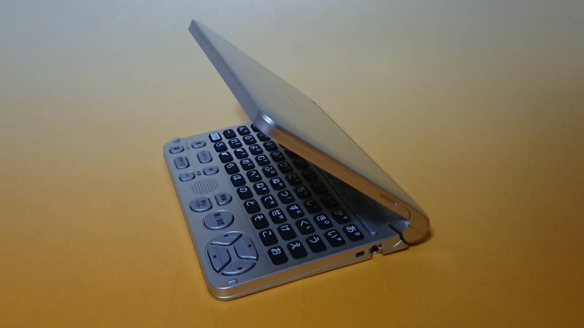 【CASIO 電子辞書 EX-word XD-SK6830 ケース付】あいうえお順配列キーボード　高齢者の方にも　エクスワード_10