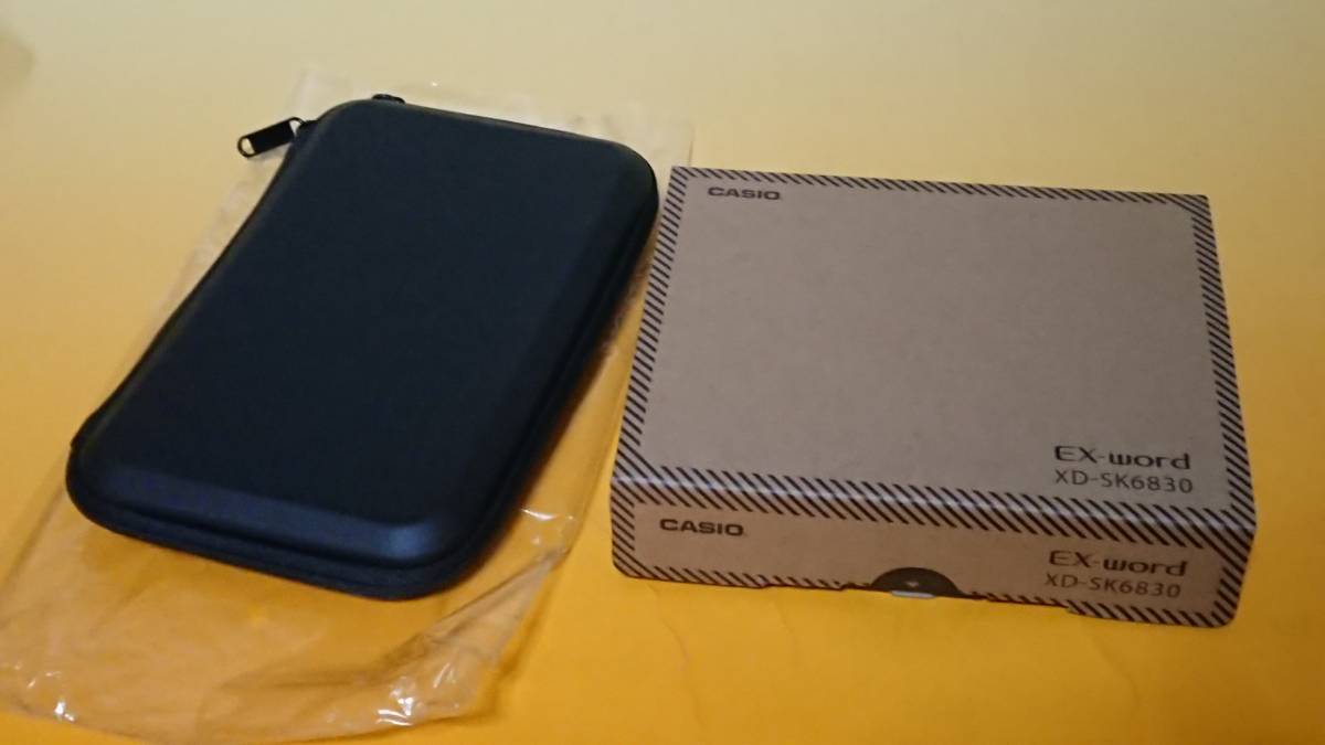 【CASIO 電子辞書 EX-word XD-SK6830 ケース付】あいうえお順配列キーボード　高齢者の方にも　エクスワード_6