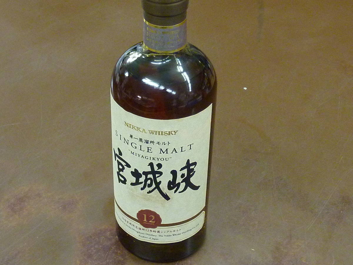 【送料無料，限定セール】 ニッカウヰスキー シングルモルト宮城峡12年 700ml(日本)｜売買されたオークション情報、yahooの商品情報をアーカイブ公開 - オークファン 日本