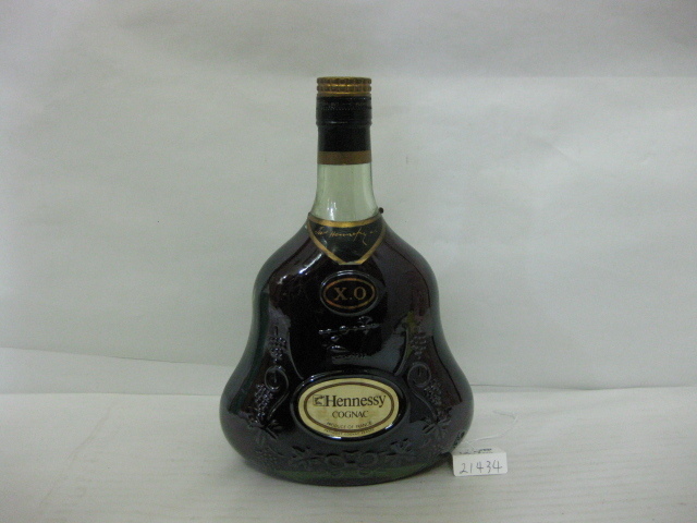 ☆1円スタート☆古酒【未開栓】HENNESSY/ヘネシーXO 旧ボトル グリーン