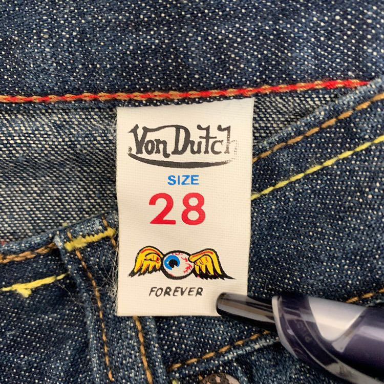 3886BNR◇ VON DUTCH ボンダッチ ヴォンダッチ サイズ28 デニムパンツ 