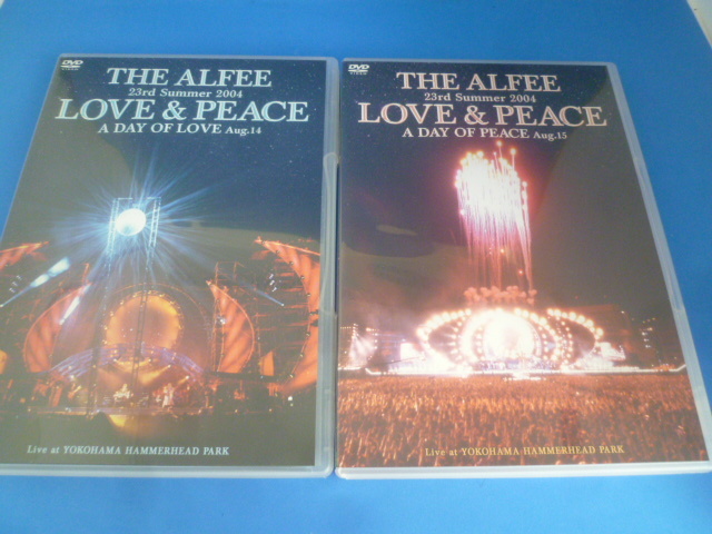 r126 THE ALFEE アルフィー DVD Live LOVE ＆ PEACE 2004 2点セット