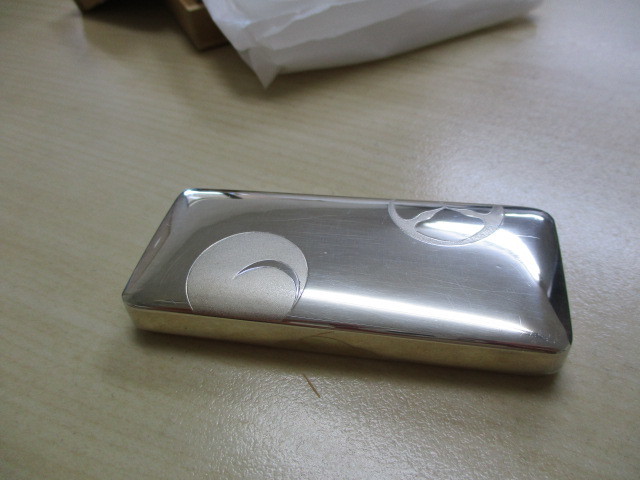 内藤銀器製作所 ｜ 爪楊枝入れ 銀製品 純銀製純銀爪楊枝入れ39.7g！箱