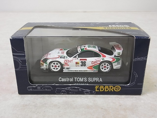 エブロ 1/43 トヨタ スープラ トムス JGTC 2000 #36 ホワイト EBBRO