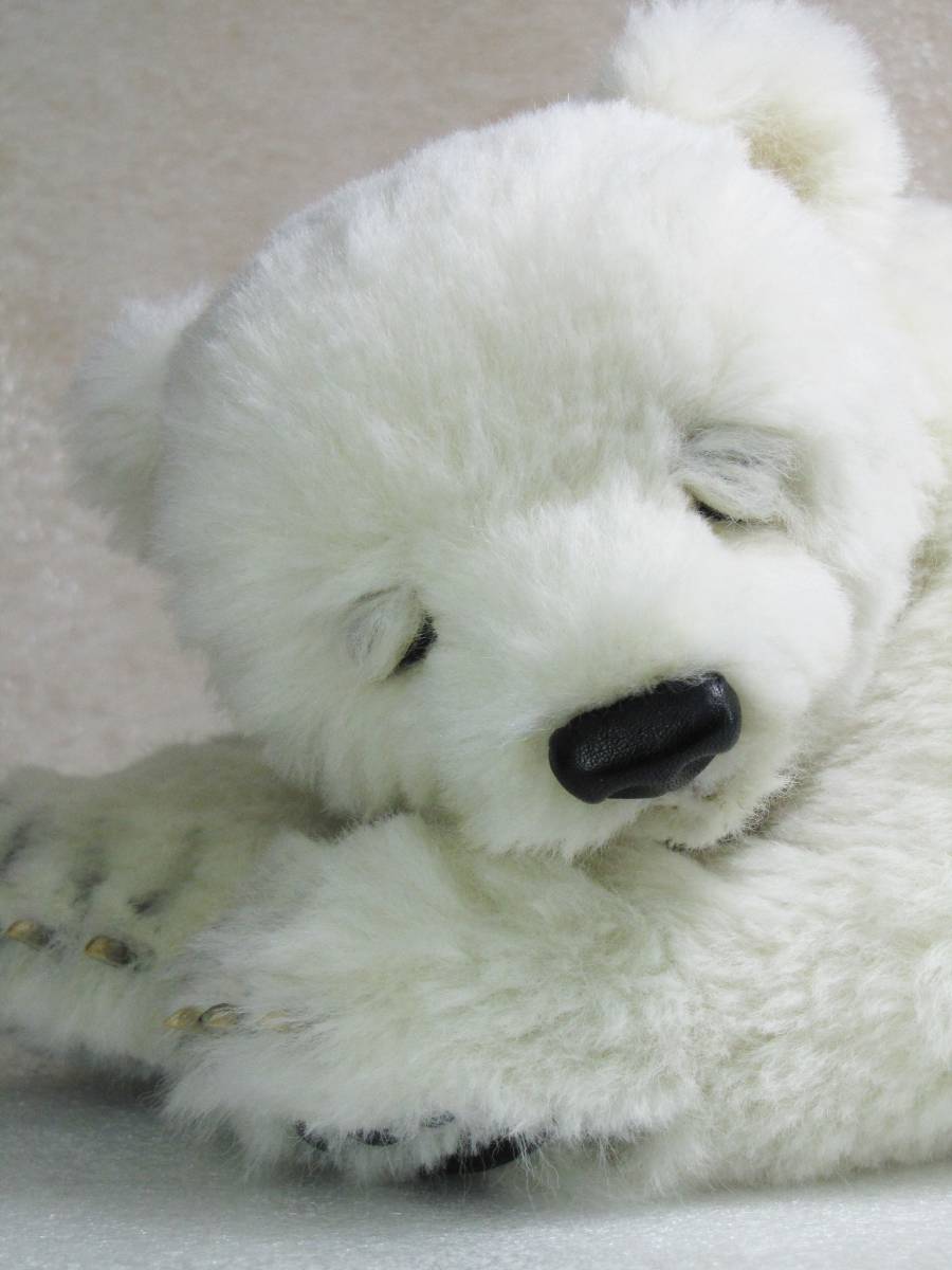 表情が変えられる！(開閉できる口＆まぶた)シロクマちゃん『フル可動