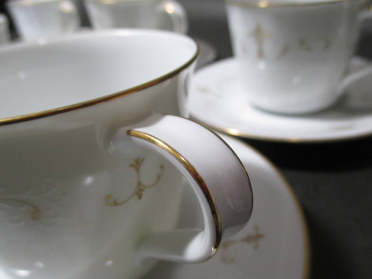 81497 未使用 Noritake ノリタケ COURTNEY コートニー カップ&ソーサー 