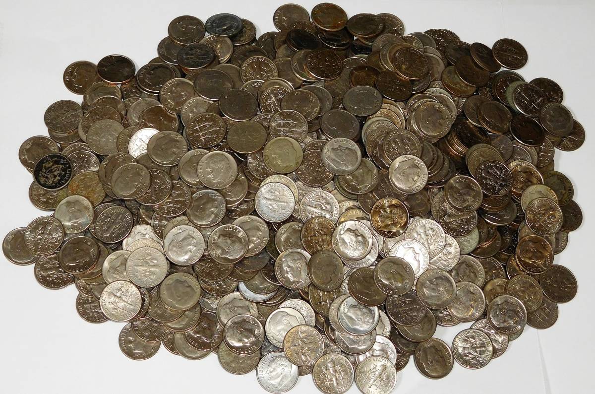 アメリカ】 10セント硬貨 ダイム 10￠ 800枚