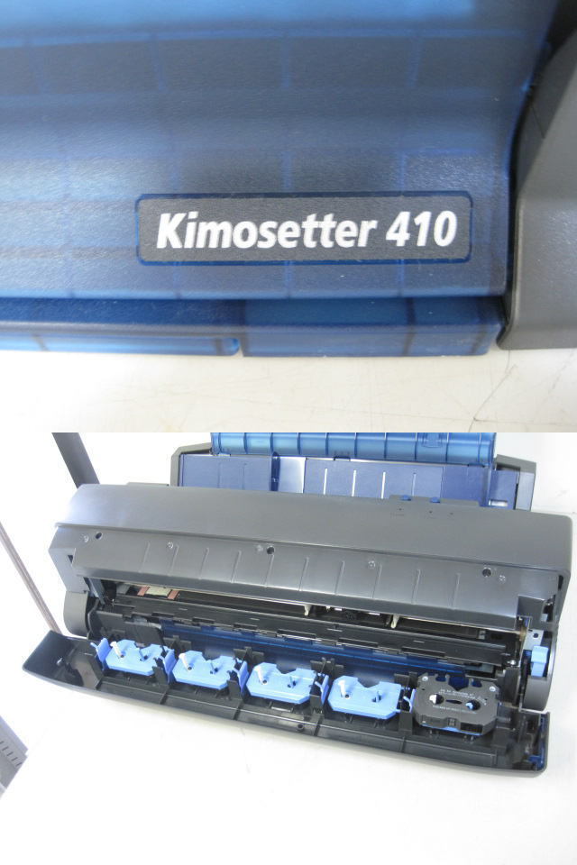 ☆KIMOTO/キモト☆Kimosetter 410☆キモセッター☆テストプリント確認