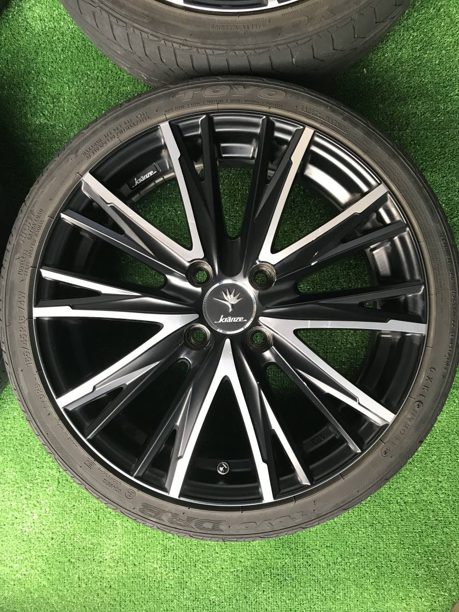 ★中古★クレンツェ エルアボラ331EVO 16×5.5 4/100 45 TOYO DRB 165/45R16　４本_2