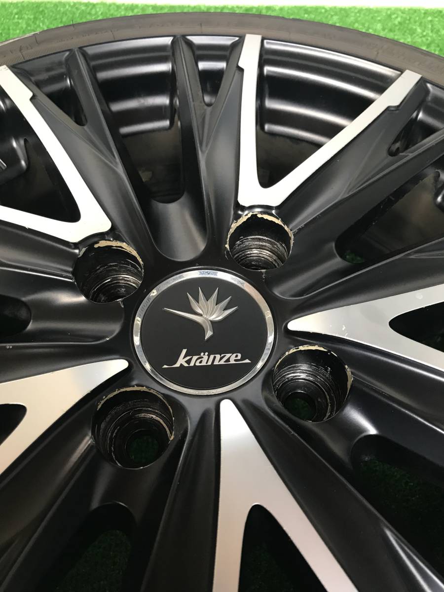 ★中古★クレンツェ エルアボラ331EVO 16×5.5 4/100 45 TOYO DRB 165/45R16　４本_6