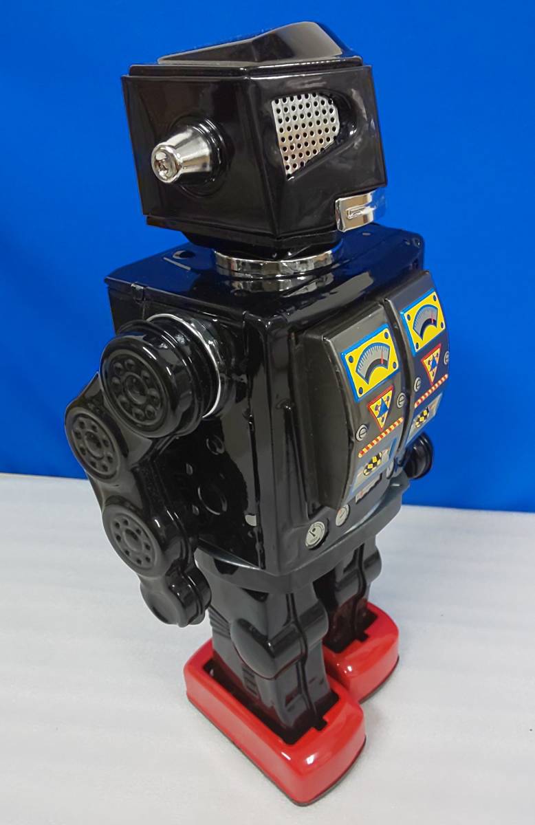 メタルハウス　流星魔神　日本製　SPACE EVIL ROBOT ブリキ　電動 当時物 ロボット ブリキ SPACE EVIL ROBOT 流星魔神 ブリキング 黒