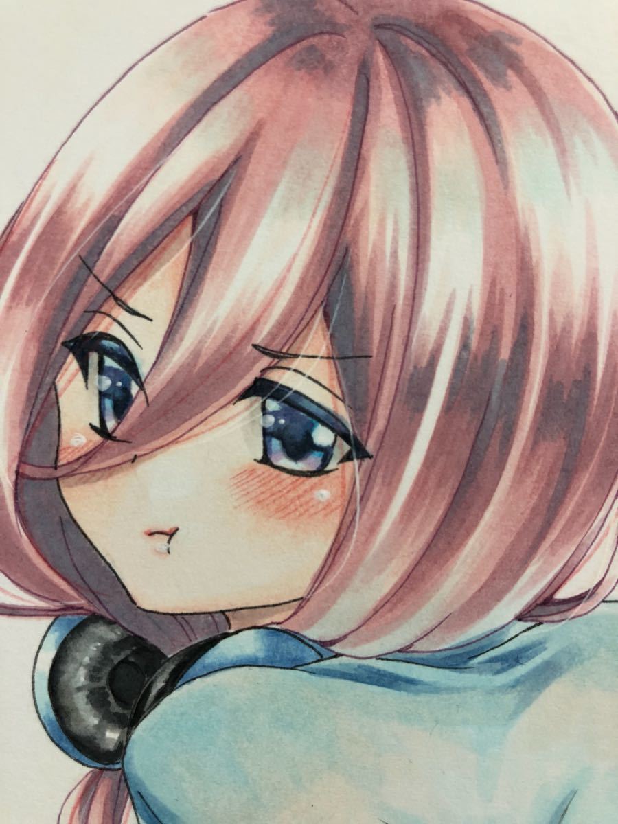 手描きイラスト ＊五等分の花嫁＊中野三玖＊制服＊(手描きイラスト
