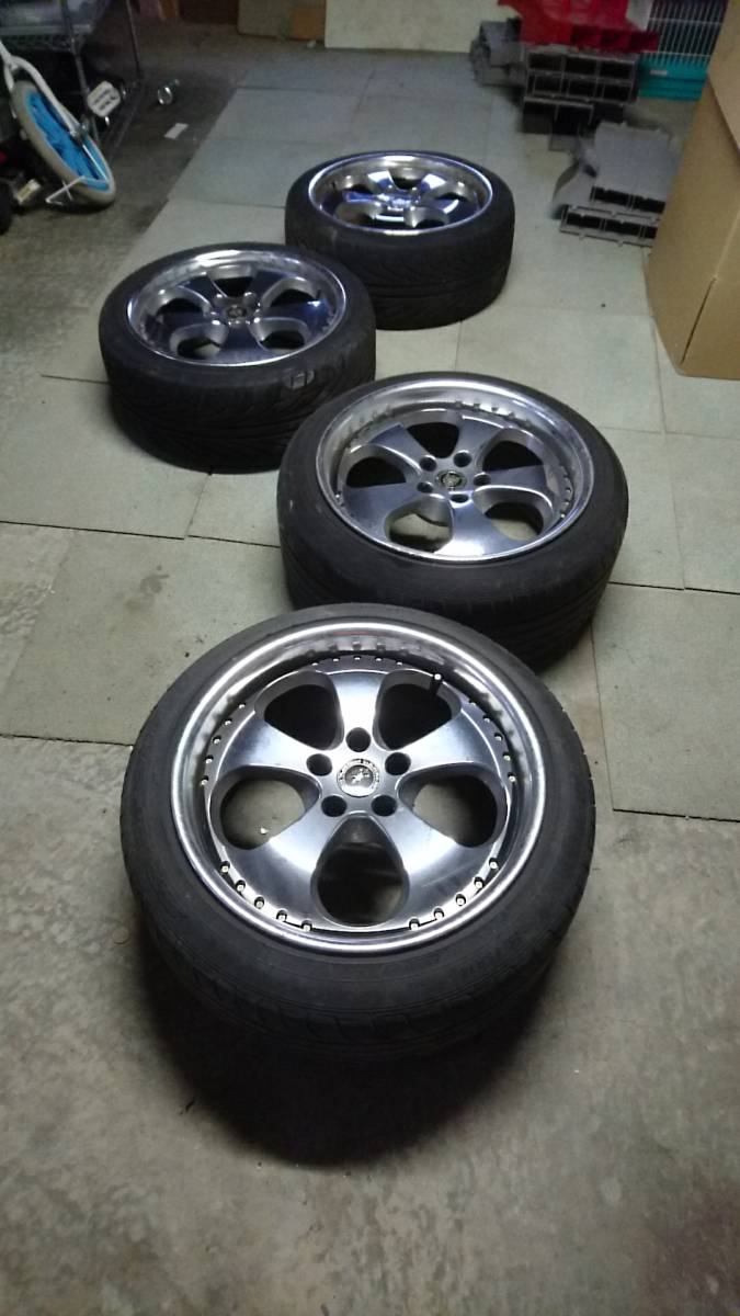 エンケイ アーペーツェー ENKEI ABC EXCLUSIVE 9j 8j? 18インチ エスティマ
