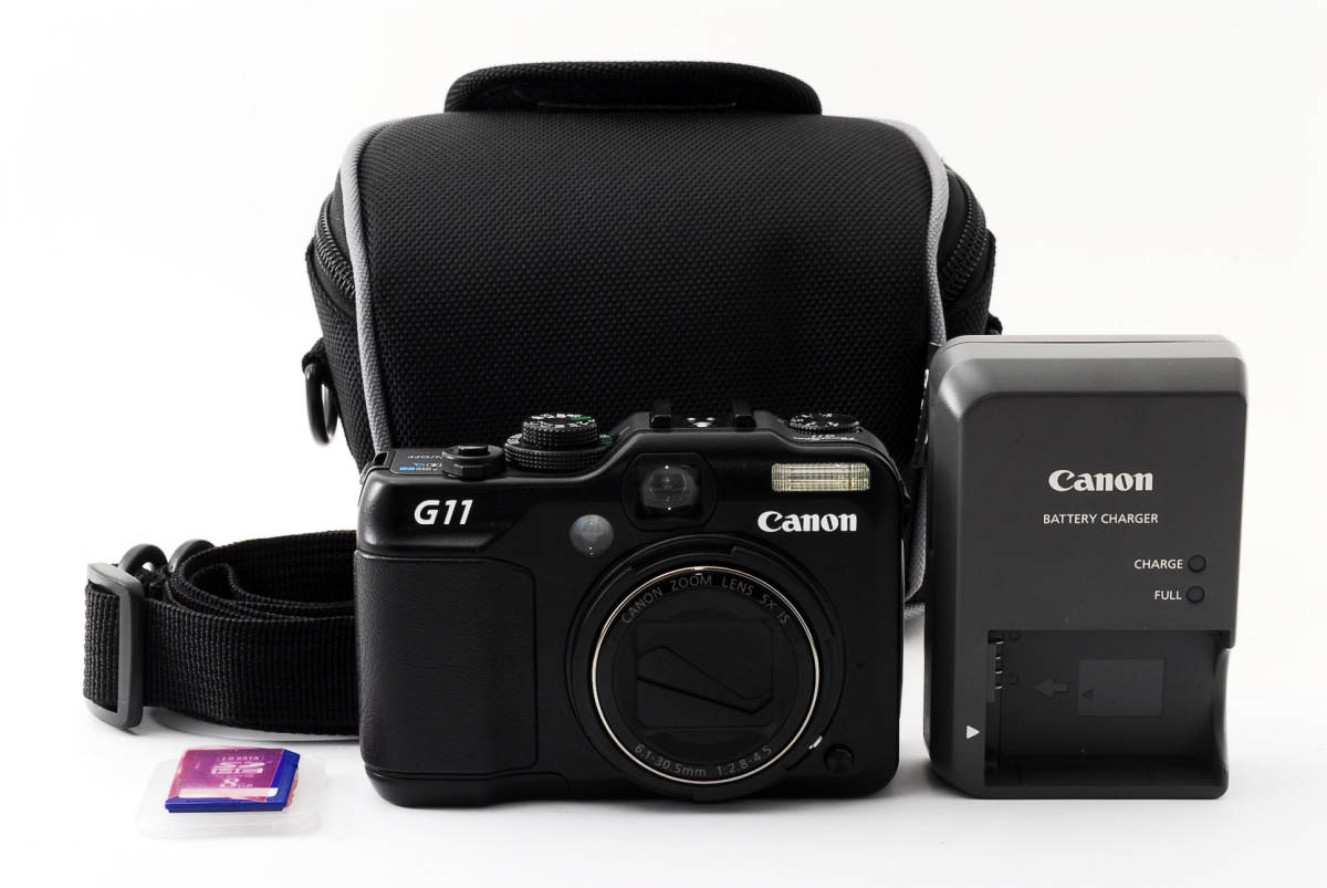 Canon G11 Powershot Digital camera digital Optical Zoom With SD