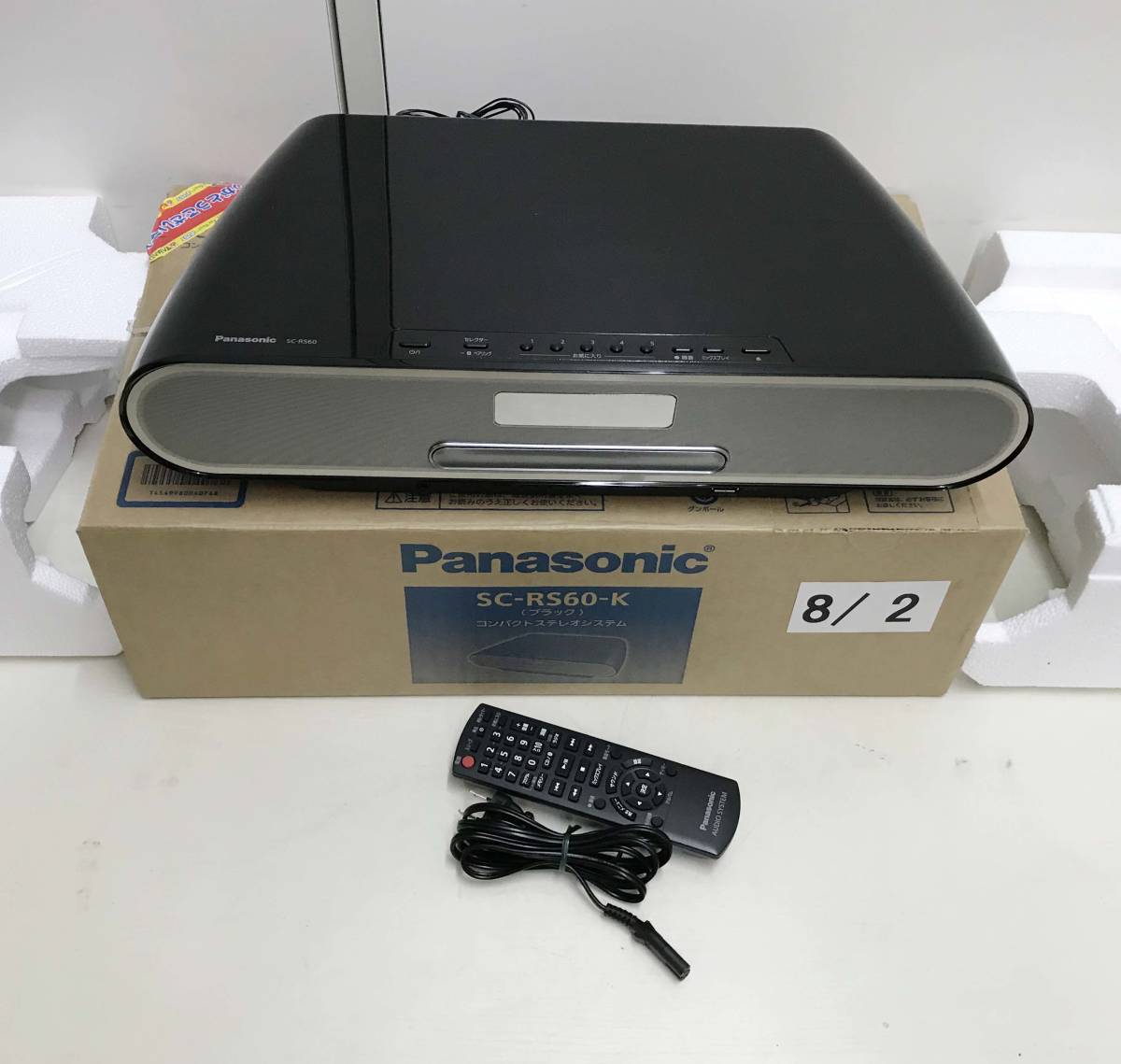 2018年製 Panasonic SC-RS60 コンパクト ステレオシステム ブラック