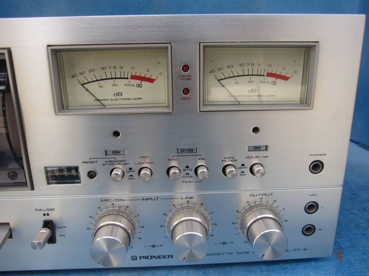 JPioneer CT-9 カセットデッキ パイオニア 3163659 □PIONEER カセット