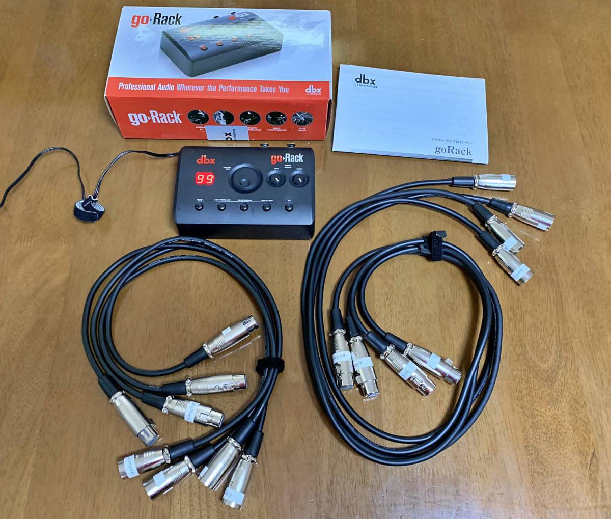 dbx goRack プロセッサー内蔵小型ミキサー