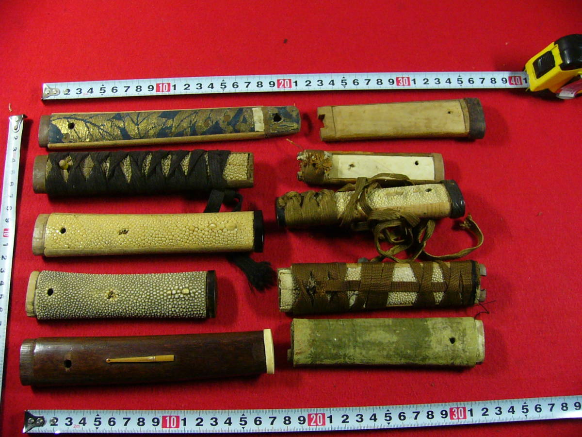 豊富な，格安 古い柄 部品取り １０本 ３１(鍔、刀装具)｜売買されたオークション情報、yahooの商品情報をアーカイブ公開 - オークファン 鍔、刀装具