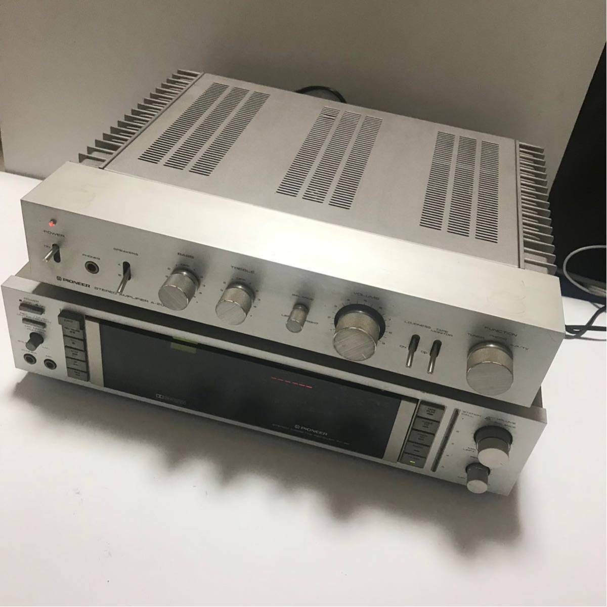 Pioneer a-2030 rx-70 パイオニア ステレオアンプ 動作未確認