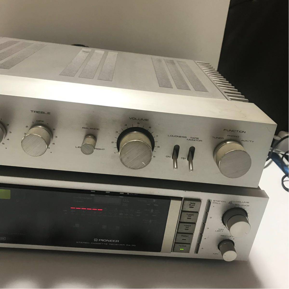 Pioneer a-2030 rx-70 パイオニア ステレオアンプ 動作未確認
