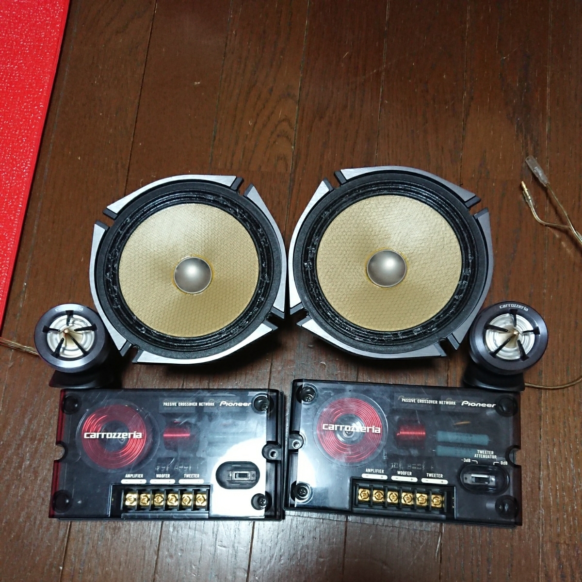 保証付 Carrozzeria カロッツェリア ミッドスピーカー TS-V07A 50W MAX