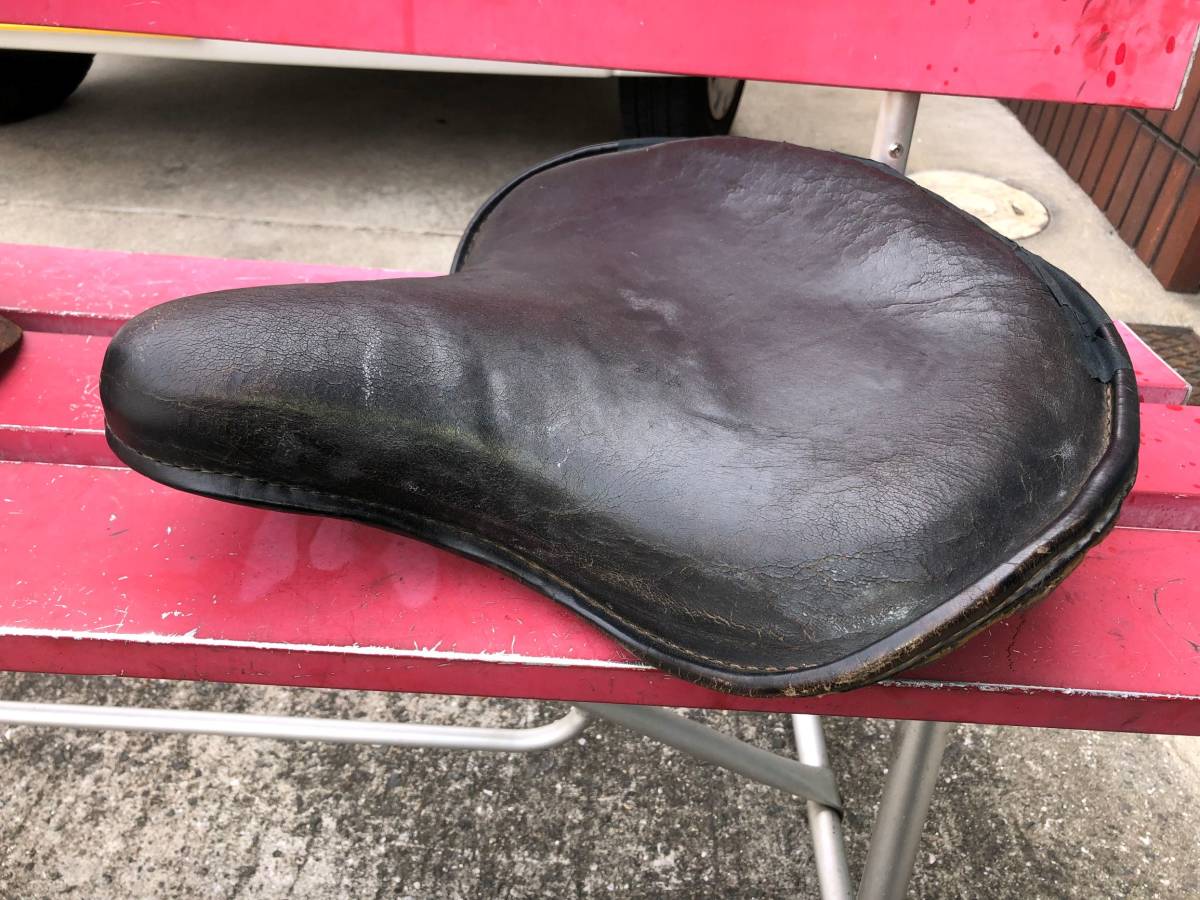 本革】サドルシート ソロ シングル ボバー WL ナックル パン