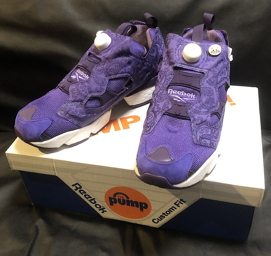 Reebok V62248 27cm 紫 新品 紫 パープル27cm Reebok PUMP FURRY