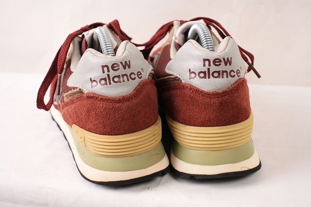 574 ニューバランス 26.5cm/バーガンディ スニーカー new balance 中古 古着 メンズ yy8375