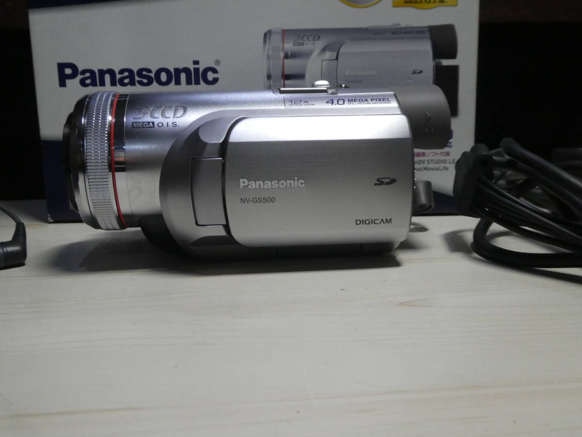Panasonic デジタルビデオカメラ NV-GS500-S miniDV 元箱付美品