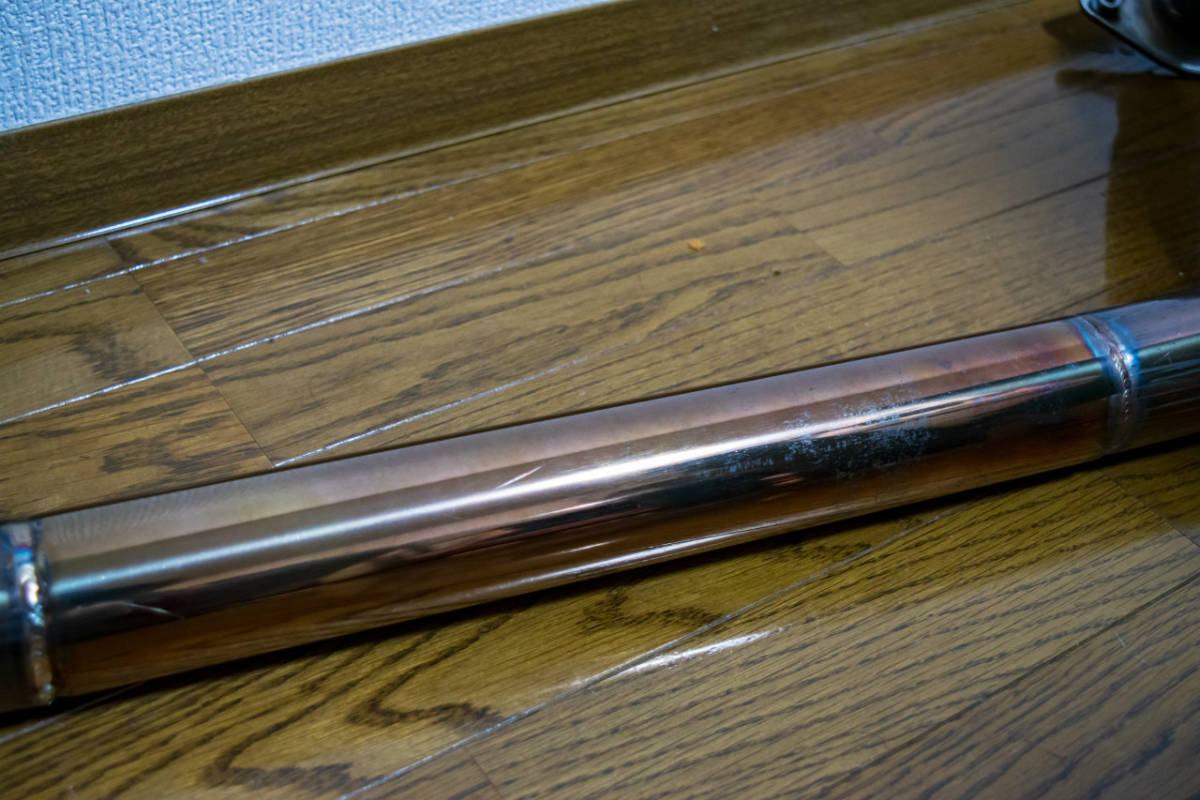 ZZE123 カローラランクス アレックス 直管マフラー フルストレート