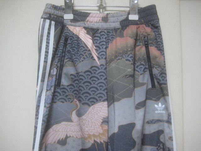 adidas × Rita Ora KIMONO WIDE PANTS 総柄 ワイドパンツ M 着物 和柄