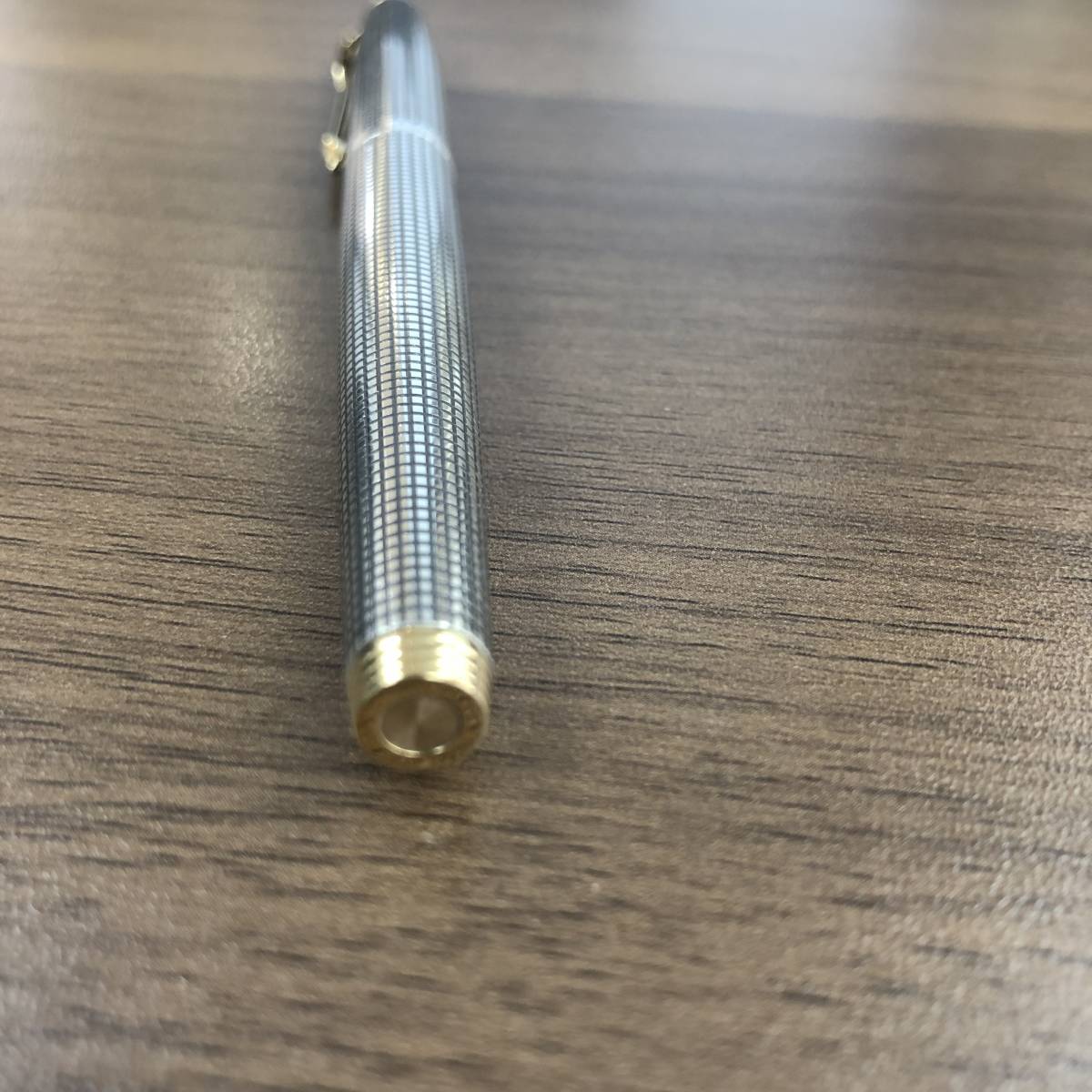 5147】 PARKER 75 シルバー万年筆 ペン先14K