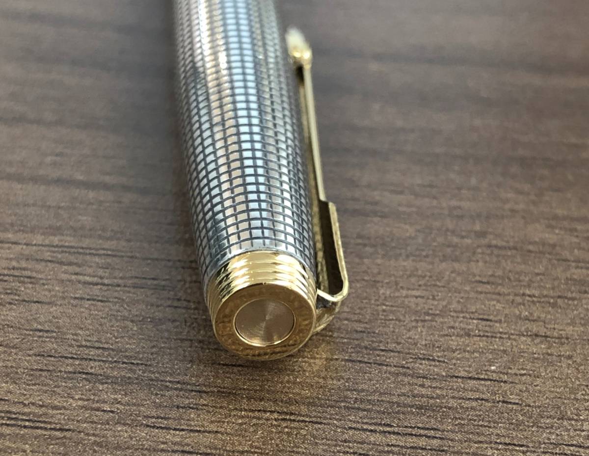 5147】 PARKER 75 シルバー万年筆 ペン先14K