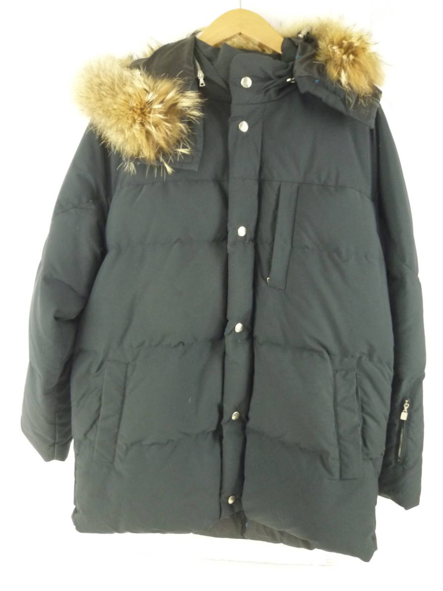 ☆中古品☆SOPHNET. ソフネット コヨーテファー付 ダウンジャケット M 