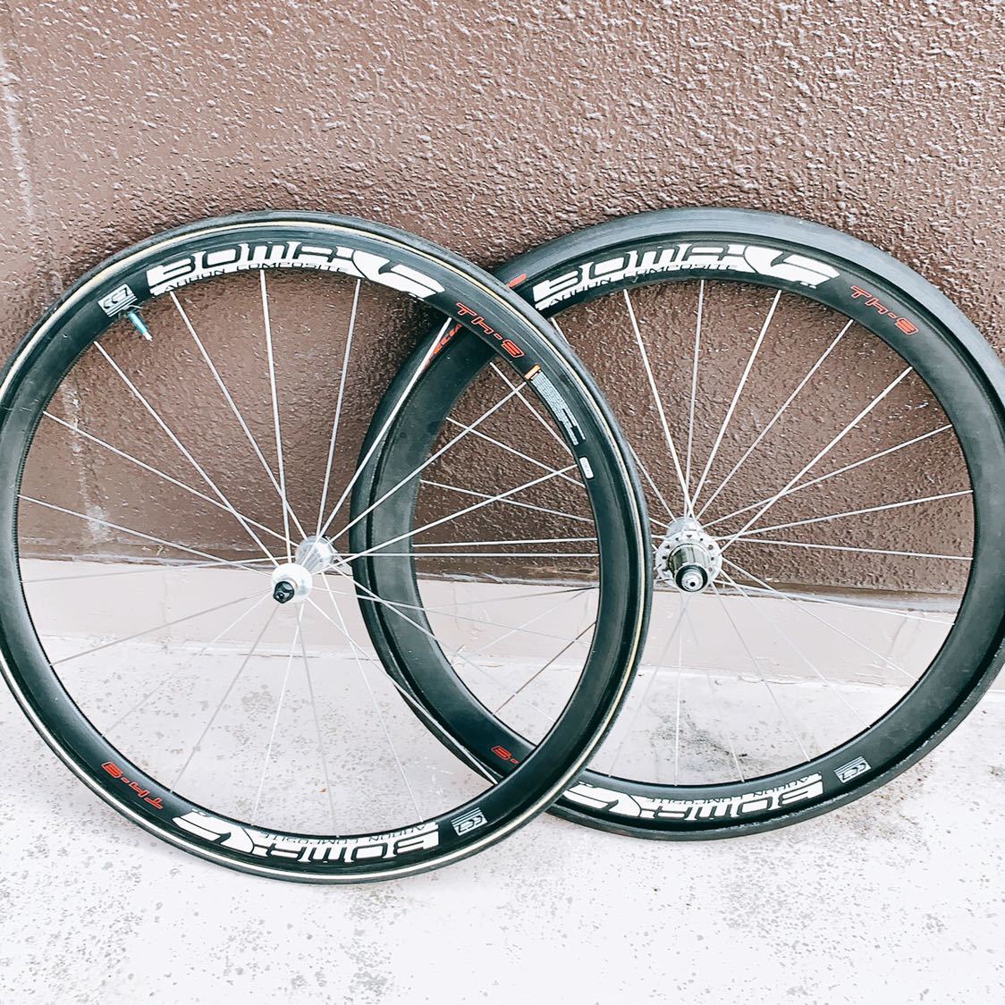 ボーマ BOMA TH-9 カーボン チューブラー ホイールセット シマノ 11S