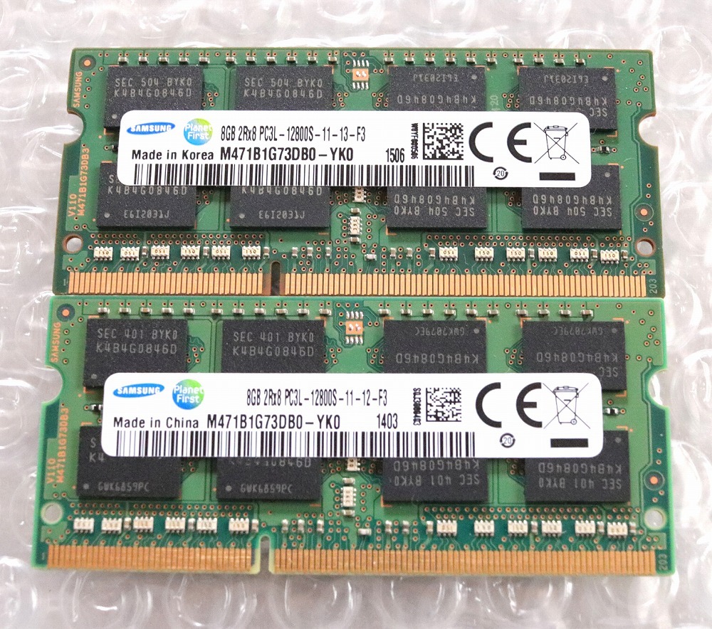 DDR3 Samsung x (2 8GB) 16GB 8GB Original 1600MHz PC3-12800 DIMM