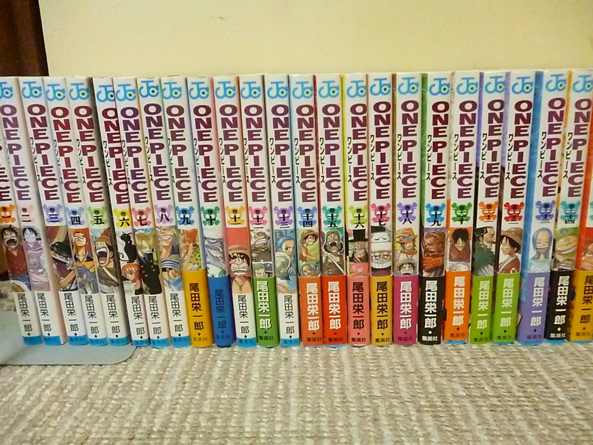 ONE ○全巻初版○ワンピース 1巻～92巻 92冊 ○帯・冊子・はがき