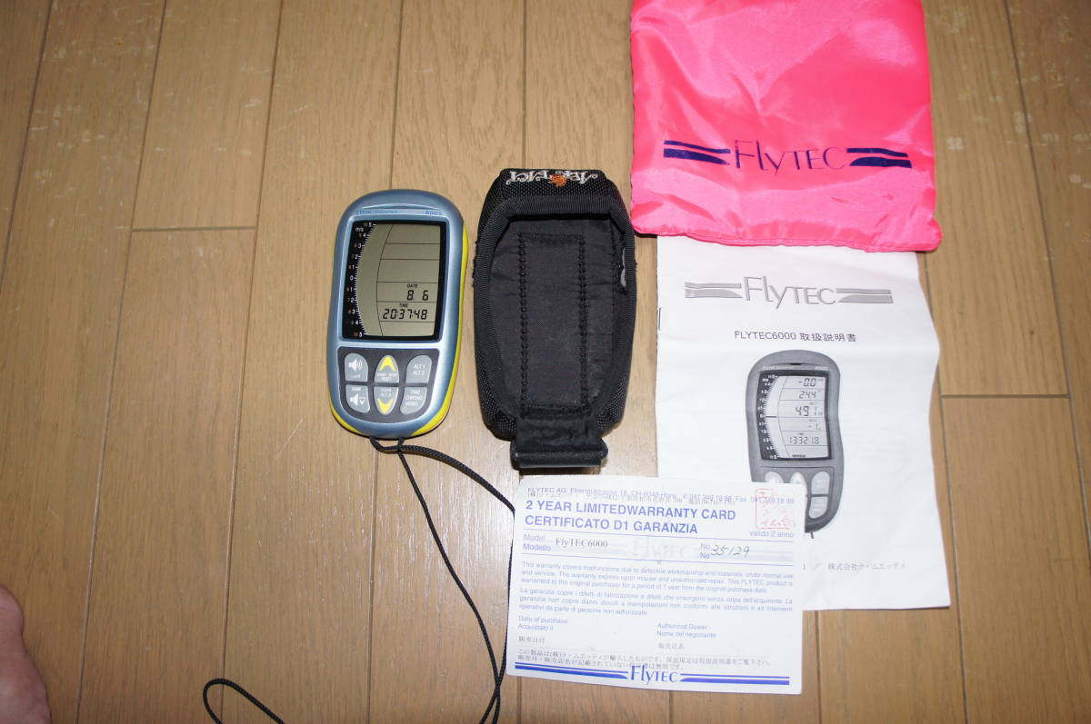 Flytec フライテック6000 高度計 バリオメーター パラグライダー 