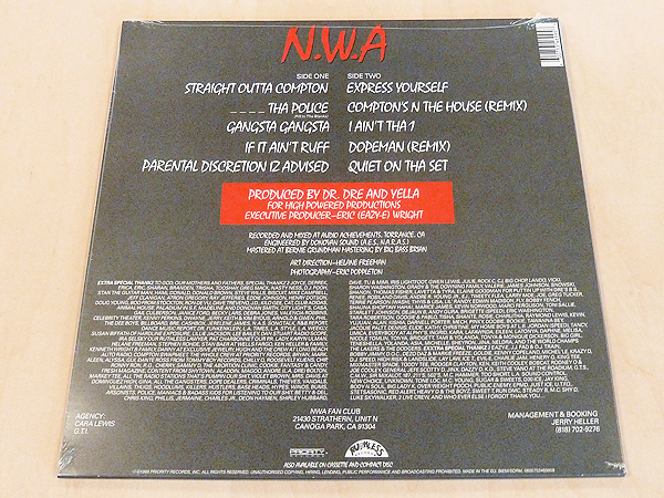 ☆未開封 USオリジナル 新品 ICE CUBE NWA GANG G-RAP ☆未開封 US 