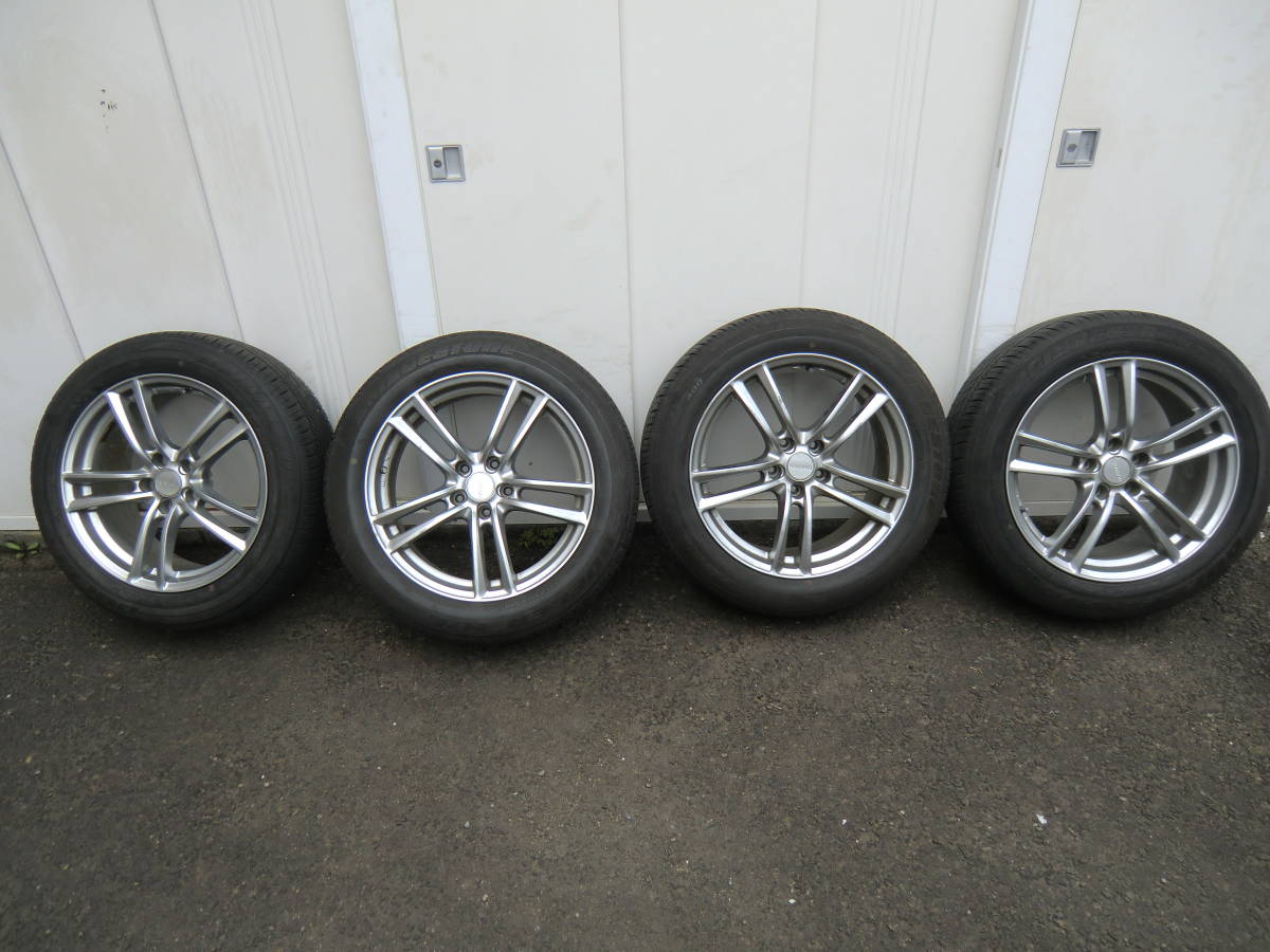 225／55r18 中古（タイヤ・ホイールセット｜タイヤ 中古 18インチ 0 1 