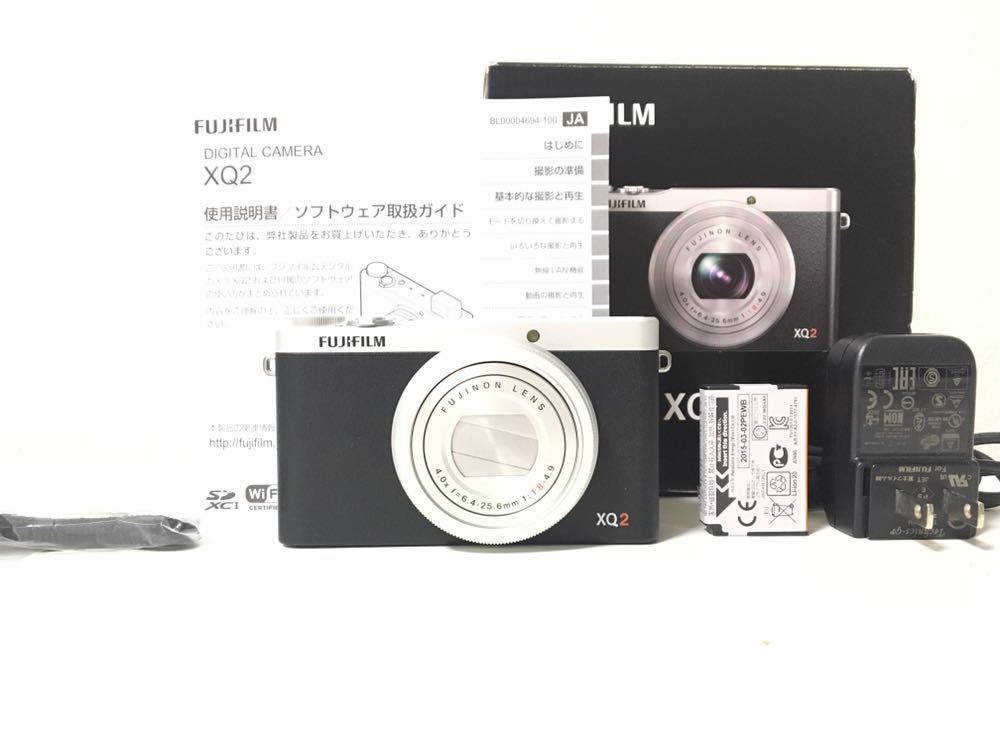 奇跡☆新品級☆美品☆FUJIFILM 富士フィルム XQ2 ☆完動品、元箱付き