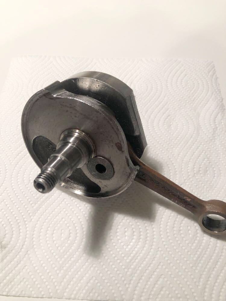 ベスパ 50s 純正クランク 加工品 自動車・オートバイ オートバイパーツ
