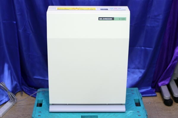 明光商会 A4対応 業務用シュレッダー ☆V-122C/ワンカットクロス方式