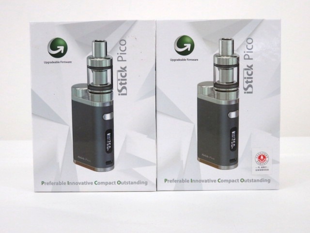 106○Eleaf 電子タバコ iStick Pico 2点セット ホワイト/ホワイトブロンズ ※中古