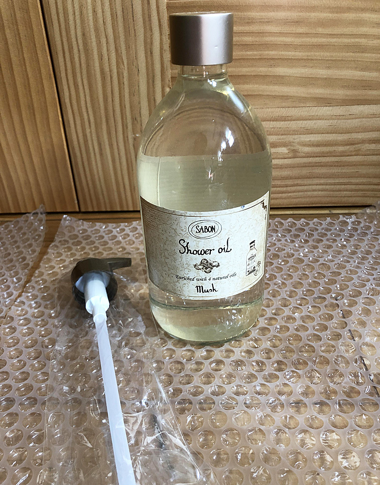 サボン シャワーオイル ムスク SABON Shower Oil Musk ガラスボトル 500ml(ボディソープ)｜売買されたオークション