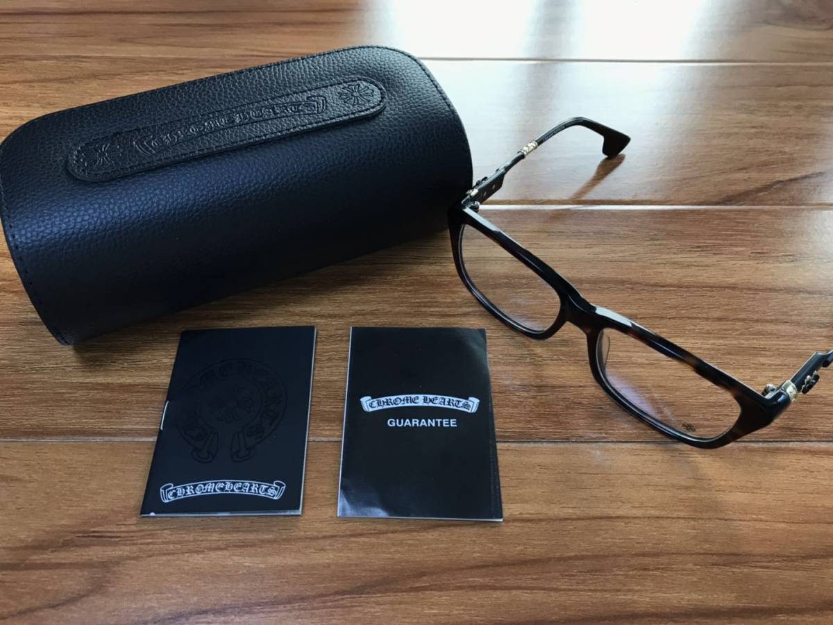 クロムハーツ 伊達メガネ メガネ 眼鏡 CHROME HEARTS メガネフレーム 