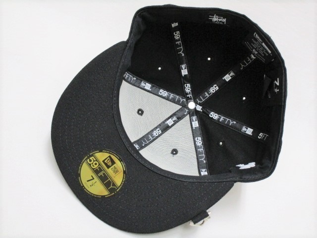 WHIZ×STUSSY×mastermind JAPAN×NEW ERA キャップ 黒 71/2 59.6cm K1/A6308