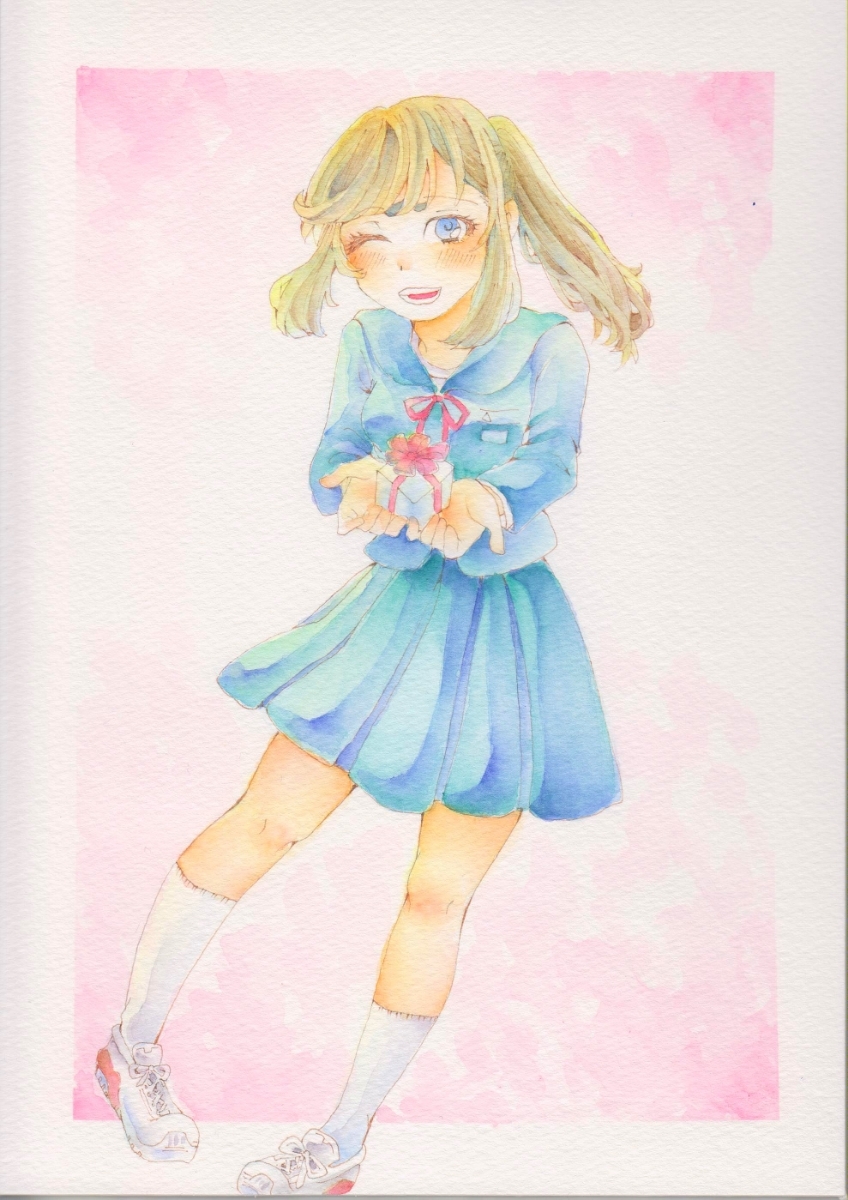 手描き同人イラスト リクエスト受付 【水彩】【アナログ】